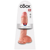 Pipedream - King Cock - 10’’ with Balls - Light - Save 10% - Big Dildos United Kingdom Stoke-on-trent