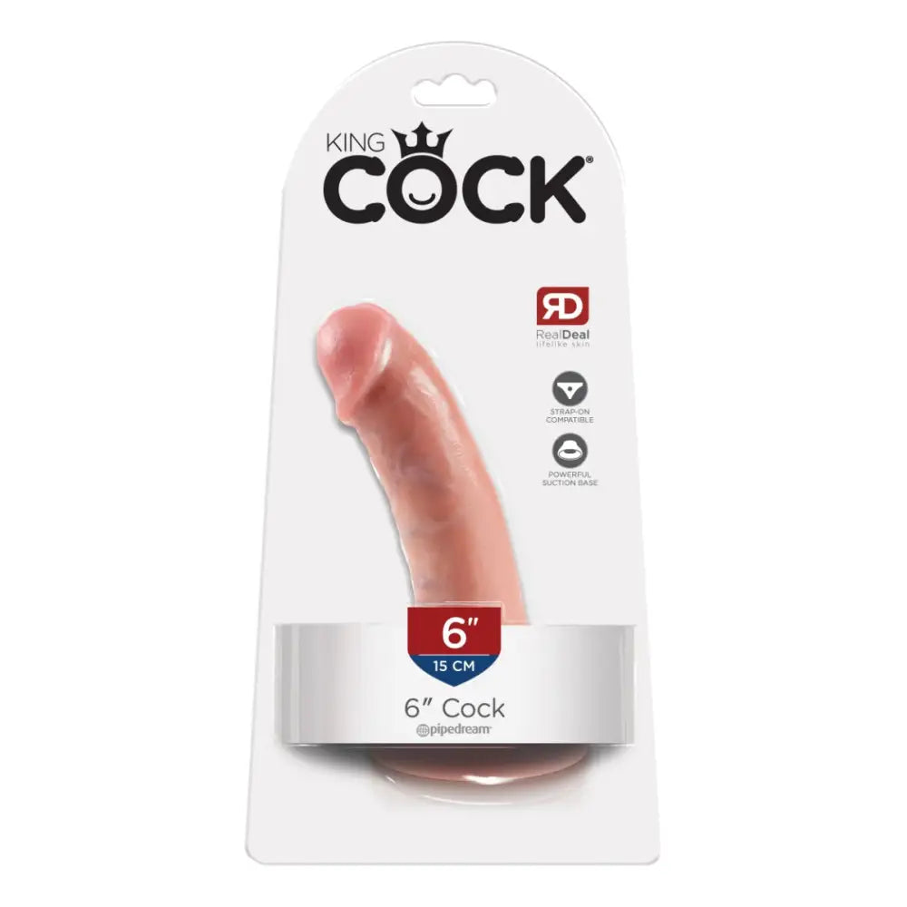Pipedream - King Cock - 6’’ - Light - Save 15% - Dildos United Kingdom Stoke-on-trent