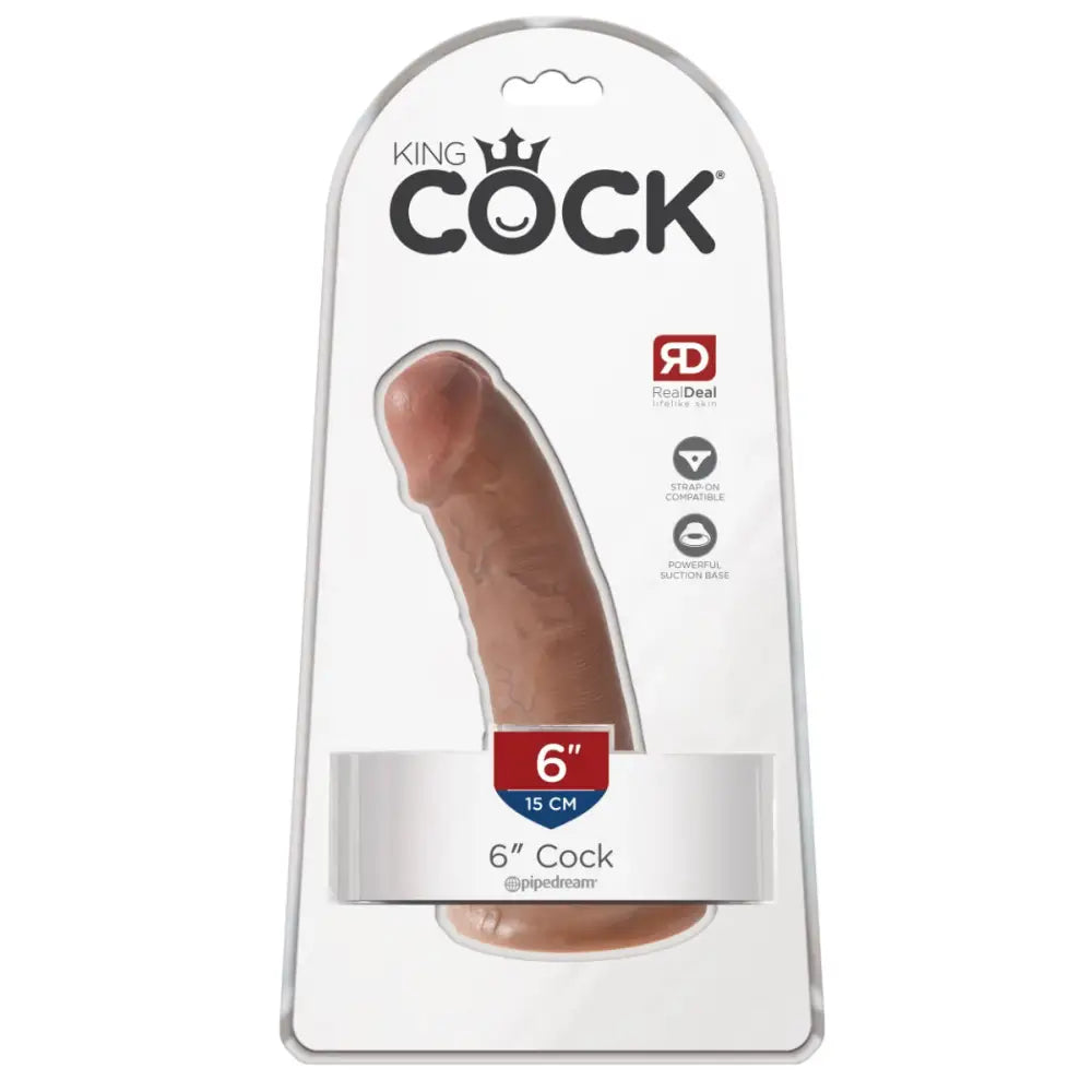 Pipedream - King Cock - 6’’ - Tan - Save 20% - Dildos United Kingdom Stoke-on-trent