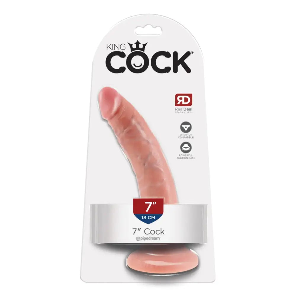 Pipedream - King Cock - 7’’ - Light - Save 15% - Dildos United Kingdom Stoke-on-trent
