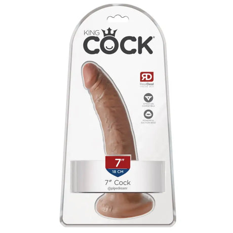 Pipedream - King Cock - 7’’ - Tan - Save 15% - Dildos United Kingdom Stoke-on-trent