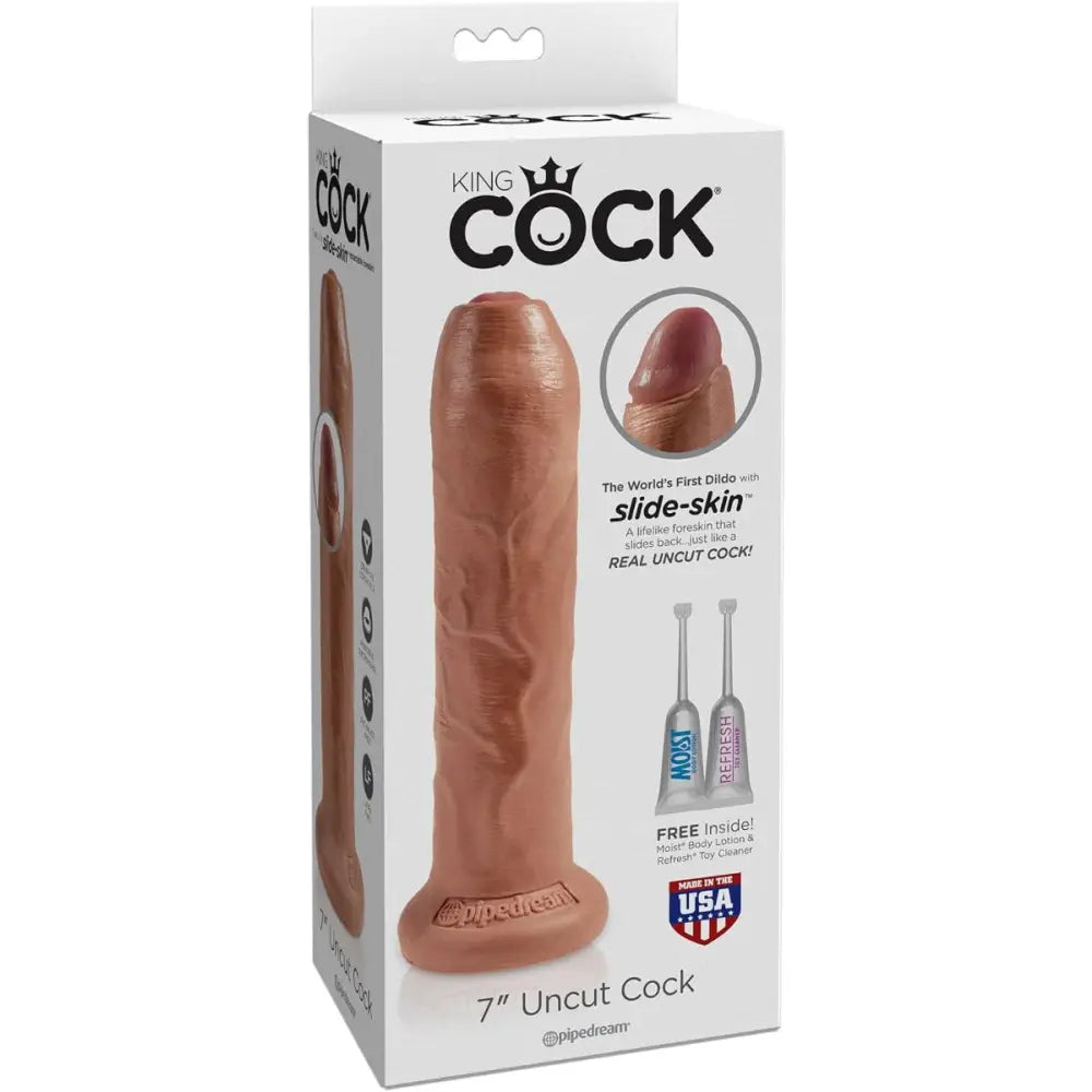 Pipedream - King Cock - 7’’ Uncut - Tan - Save 5% - Dildos United Kingdom Stoke-on-trent