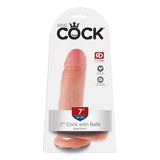 Pipedream - King Cock - 7’’ with Balls - Light - Save 15% - Dildos United Kingdom Stoke-on-trent