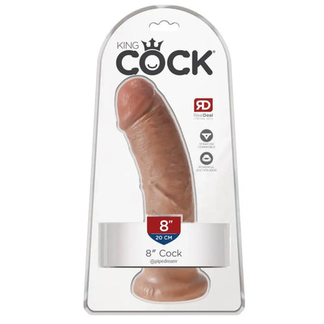 Pipedream - King Cock - 8’’ - Tan - Save 15% - Big Dildos United Kingdom Stoke-on-trent
