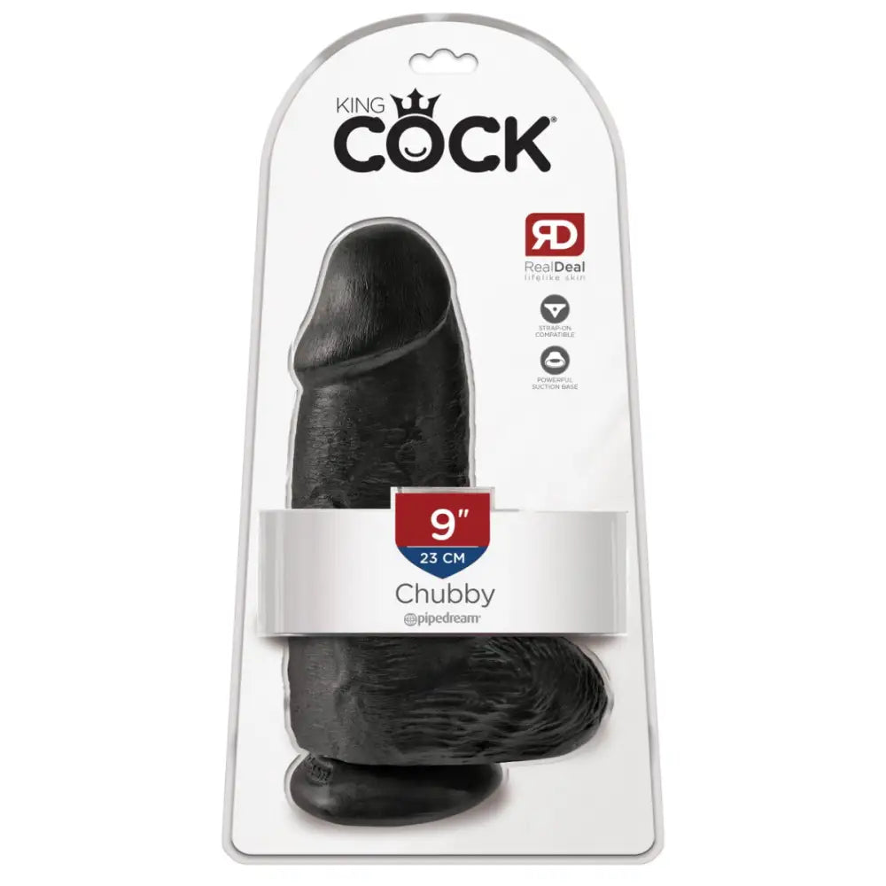 Pipedream - King Cock - Chubby - Black - Save 5% - Big Dildos United Kingdom Stoke-on-trent