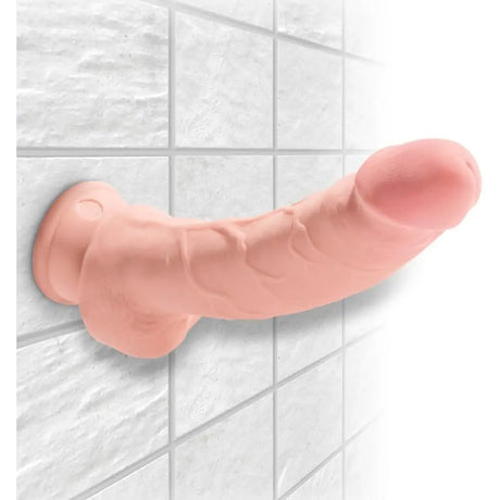 Pipedream - King Cock Plus - 8’’ Triple Density Fat with Balls - Light - Save 10% - Dildos United Kingdom Stoke-on-trent