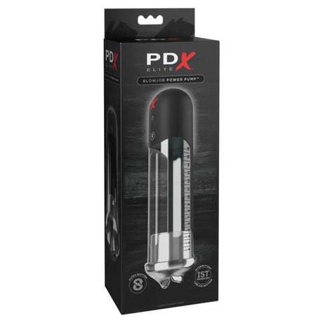 Pipedream - Pdx Elite - Blowjob Power Pump - Clear/black - Save 5% - Sale United Kingdom Stoke-on-trent