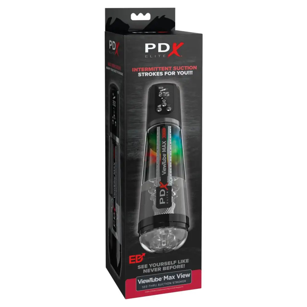 Pipedream - Pdx Elite - Viewtube Max View - Black - Save 10% - Sale United Kingdom Stoke-on-trent