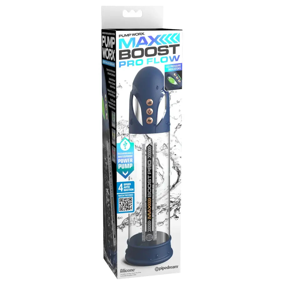 Pipedream - Pump Worx - Max Boost Pro Flow - Blue/clear - Save 20% - Sale United Kingdom Stoke-on-trent