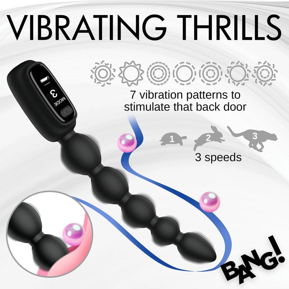 Play Hard Digital Silicone Anal Beads - Save 20% - Dildos