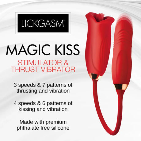 Play Hard Magic Kiss Clitoral Stim and Thursting Vibe - Save 30% - Fast Shipping - Sale United Kingdom Stoke-on-trent