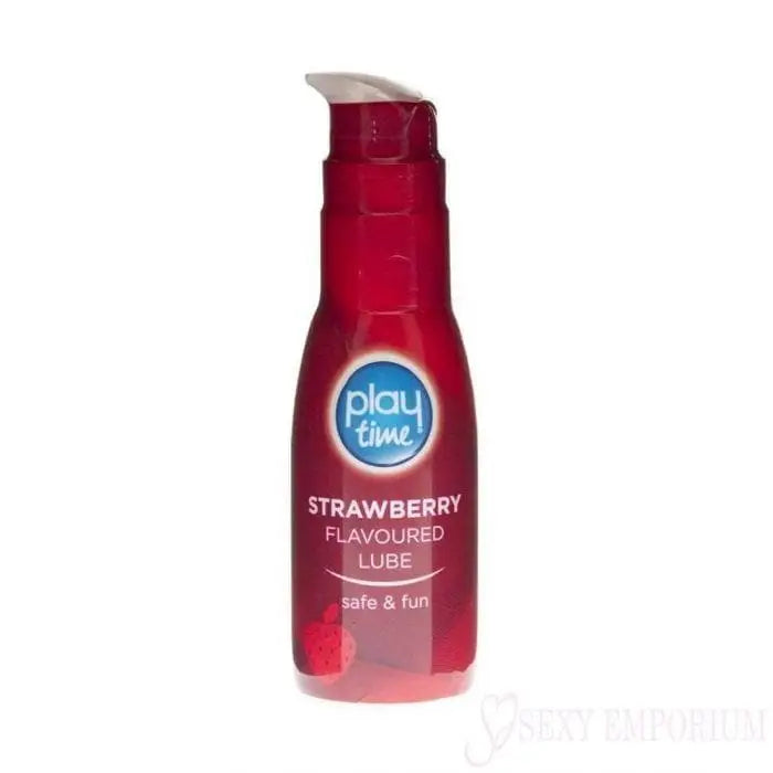 Playtime Strawberry Lubricant 75ml - Save 30% - Playtime - Fast Shipping - Sale United Kingdom Stoke-on-trent
