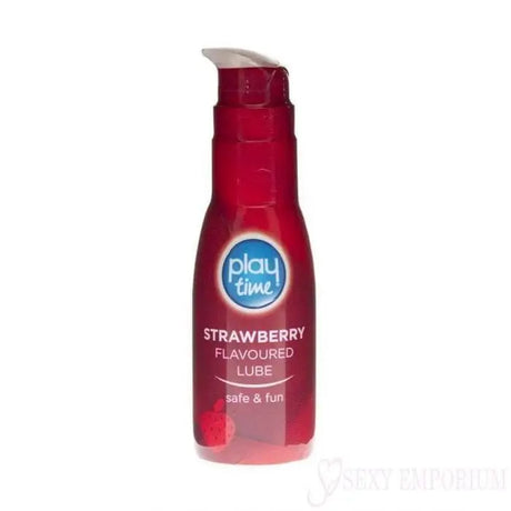 Playtime Strawberry Lubricant 75ml - Save 30% - Playtime - Fast Shipping - Sale United Kingdom Stoke-on-trent