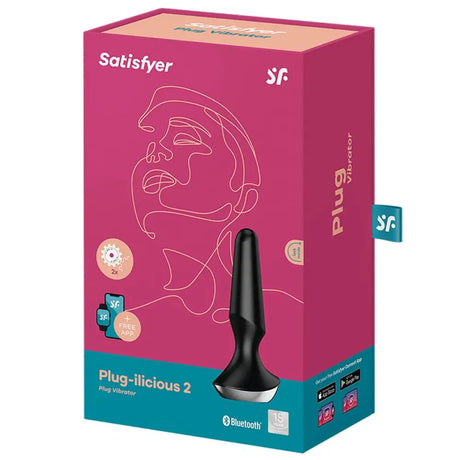Plug-ilicious 2 Black - Sex Toys - Save 25% - Fast Shipping - Anal Dildos United Kingdom Stoke-on-trent