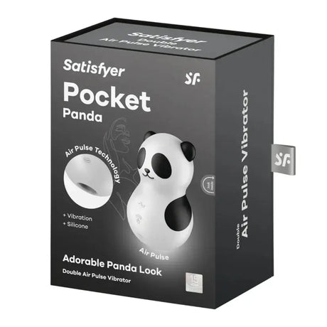 Pocket Panda Air Pulse & Vibration Clitoral Sex Toy – Waterproof Satisfyer Stimulator - Save 35% - Vibrator United Kingdom Stoke-on-trent