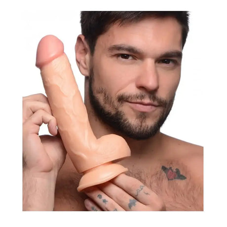 Pop Peckers Dildo with Balls Light 8.25 Inch with Fast Shipping United Kingdom Stoke on Trent