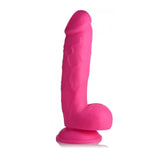 Pop Peckers Large Dildo with Balls 8.25 Inch Pink Suction Cup - Save 20% - with - United Kingdom Stoke-on-trent