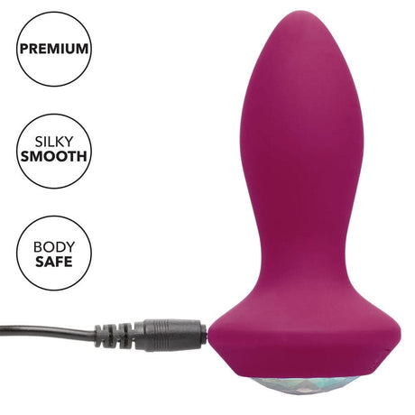 Power Gem Butt Plug Vibrating Crystal Probe Petite - Save 30% - Sale
