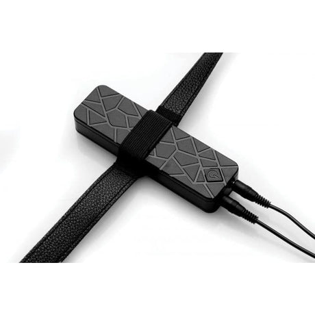 Power Pegger Black Silicone Vibrating Double Dildo with Harness - Save 30% - Sale