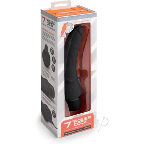 Powercocks 7 Inch Slim Anal Realistic Vibrator Black - Save 10% - United Kingdom Stoke-on-trent