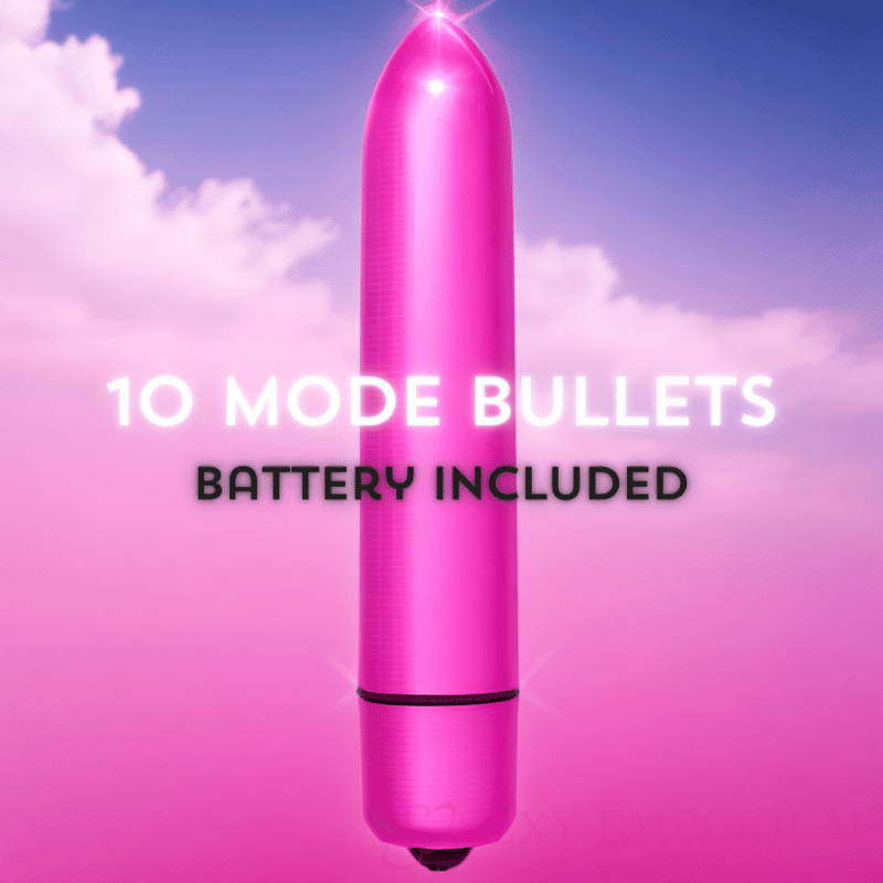 Powerful 10 Speed Bullet Vibrator Hot Pink - Save 30% - Fast Shipping | Sexy Emporium