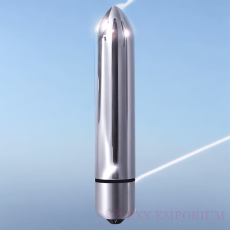 Powerful 10 Speed Bullet Vibrator Silver - Save 25% - Uk Sex Toys