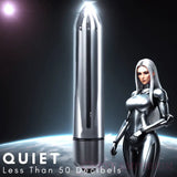 Powerful 10 Speed Bullet Vibrator Silver - Save 20% - Fast Shipping - United Kingdom Stoke-on-trent