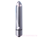 Powerful 10 Speed Bullet Vibrator Silver - Save 25% - Uk Sex Toys