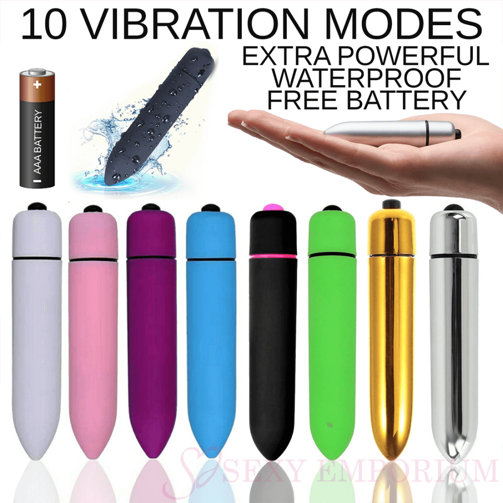 Powerful 10 Speed Bullet Vibrators - Fast Shipping | Sexy Emporium - Sale