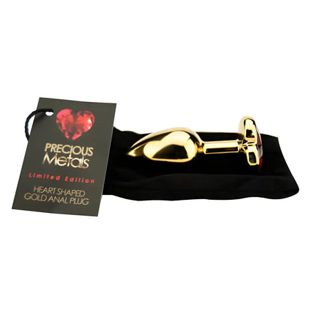 Precious Metals Heart Shaped Butt Plug-gold - Plugs - Save 30% - Plug-gold - Fast Shipping - Sale United Kingdom Stoke-on-trent