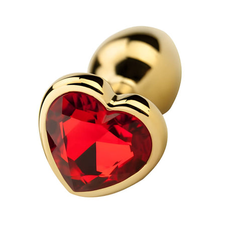 Precious Metals Heart Shaped Butt Plug-gold - Plugs - Save 25% - Sale