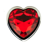 Precious Metals Heart Shaped Butt Plug-silver - Plugs - Save 25% - Sale