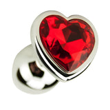 Precious Metals Heart Shaped Butt Plug-silver - Plugs - Save 25% - Sale