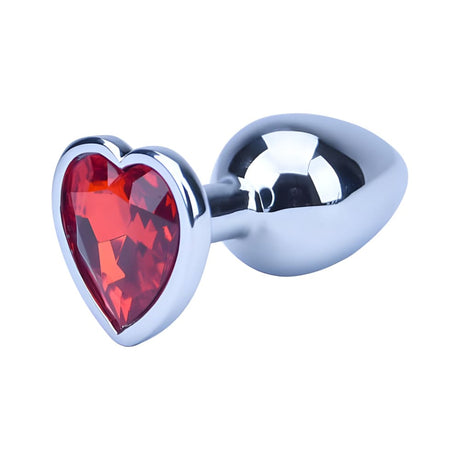 Precious Metals Heart Shaped Butt Plug-silver - Plugs - Save 25% - Sale