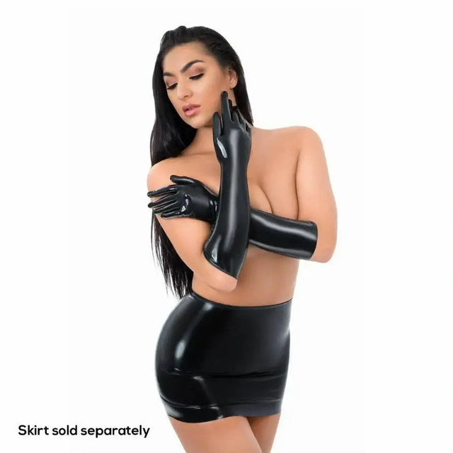 Premium Latex Gloves Uk Size Small-large 8 to 14 Erotic Sexy Lingerie/ Clubwear - Save 10% - Uk Small-large - Sale United Kingdom