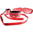 Premium Red Bondage Kit – Blindfold Cuffs & Leash Set Roleplay Restraint Adult Save 25% Sale United Kingdom Stoke on Trent