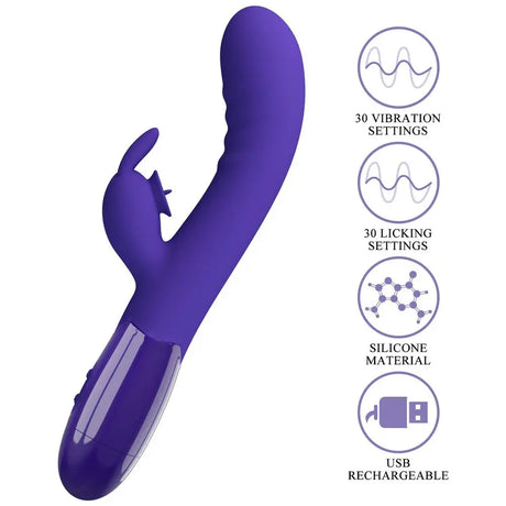 Pretty Love Cerberus Youth Rabbit Vibrator - Save 25% - Fast Shipping - United Kingdom Stoke-on-trent