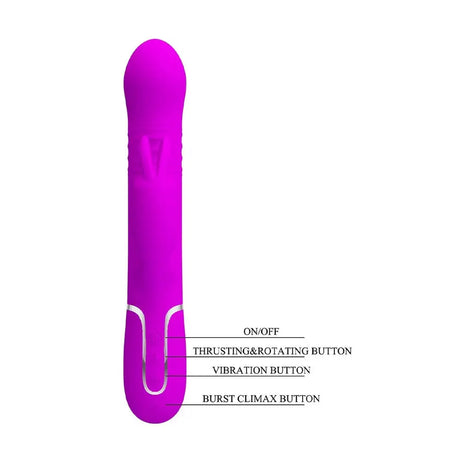 Pretty Love Coale Rechargeable Rabbit Vibrator - Save 25% - Fast Shipping - United Kingdom Stoke-on-trent
