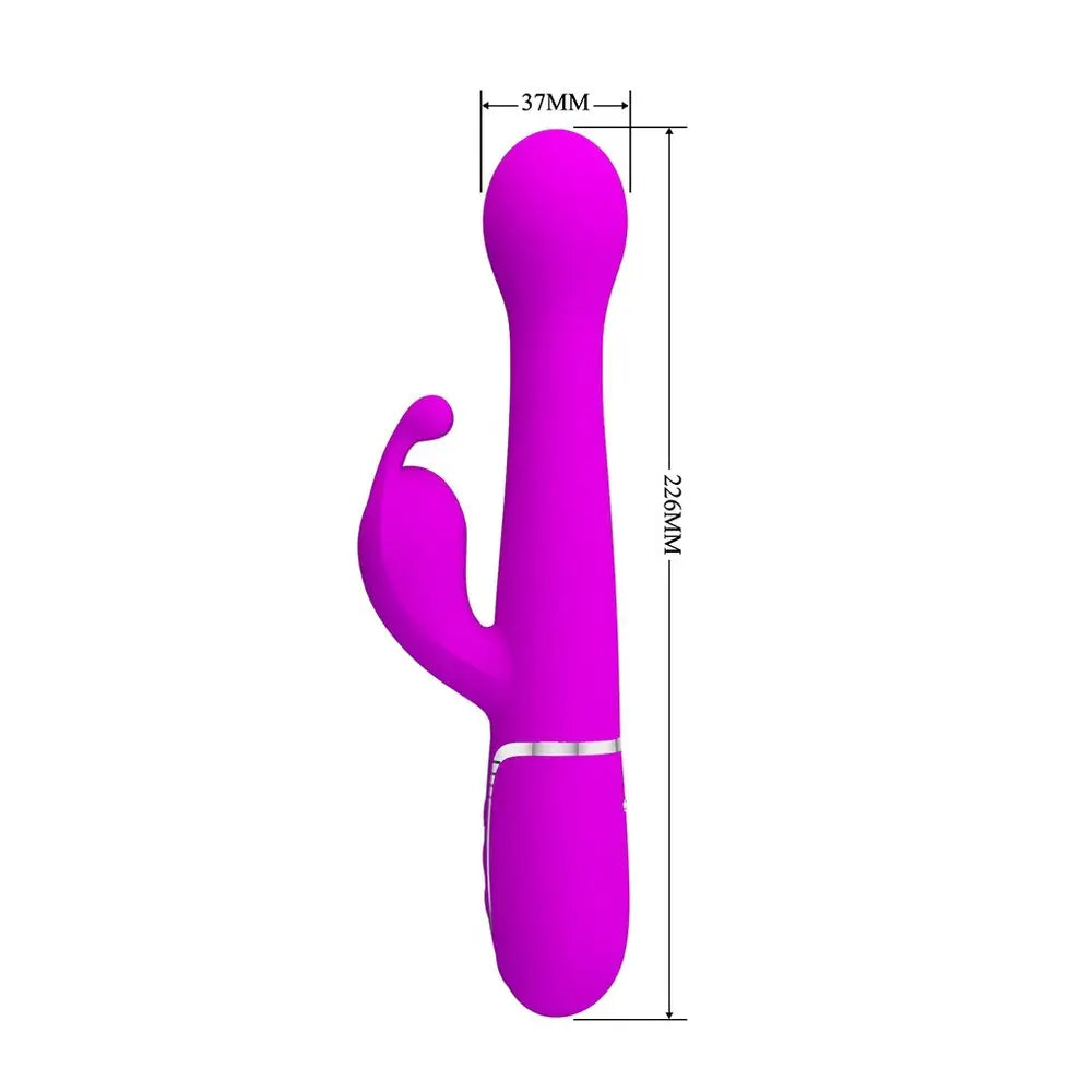 Pretty Love Dejon Rechargeable Rabbit Vibrator - Save 25% - Fast Shipping - United Kingdom Stoke-on-trent