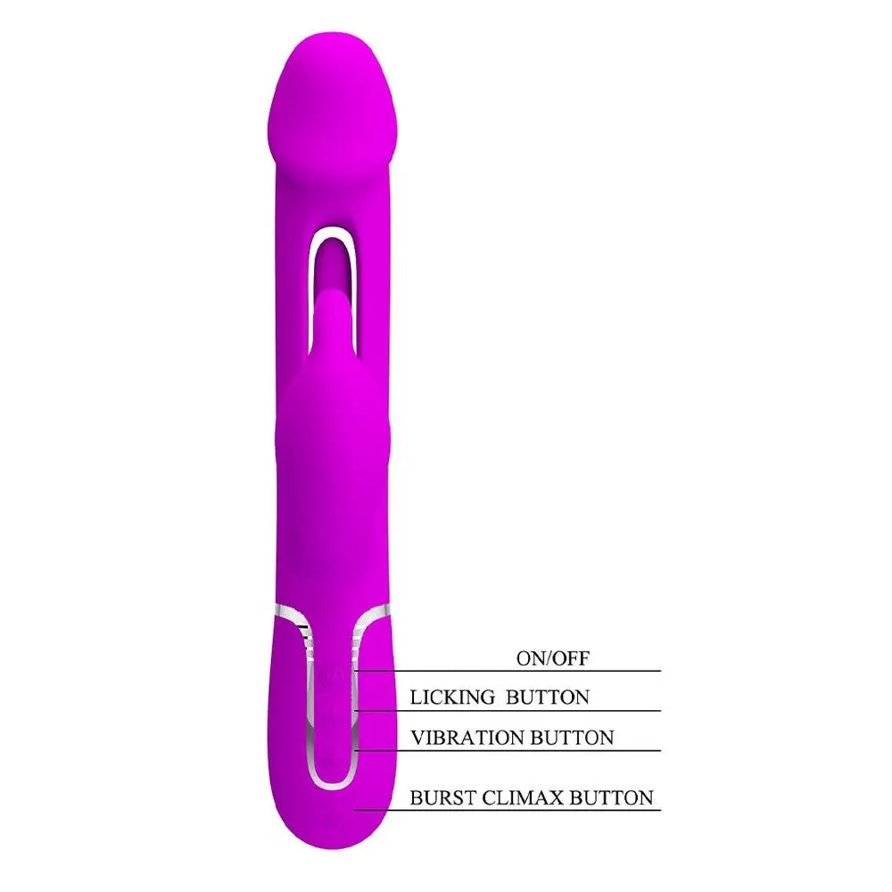 Pretty Love Kampas Rechargeable Rabbit Vibrator - Save 30% - Fast Shipping - United Kingdom Stoke-on-trent