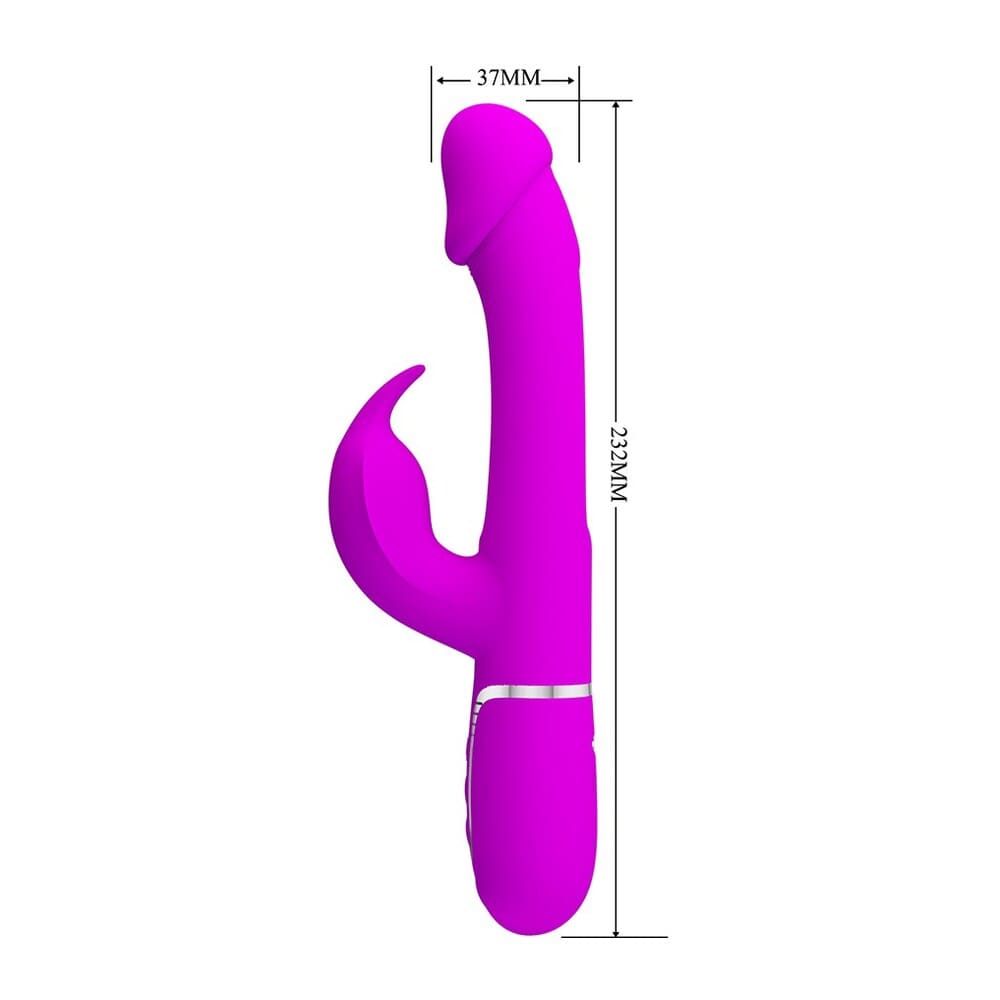 Pretty Love Kampas Rechargeable Rabbit Vibrator - Save 20%