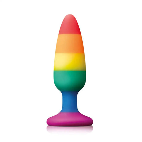Pride Pleasure Plug Rainbow Medium - Save 30% - Fast Shipping - Dildo United Kingdom Stoke-on-trent