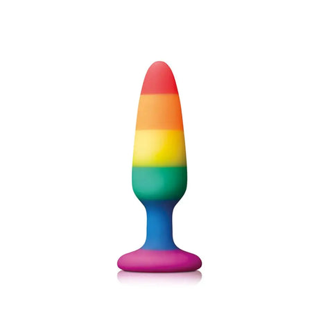 Pride Pleasure Plug Rainbow Small - Save 30% - Fast Shipping - Dildo United Kingdom Stoke-on-trent