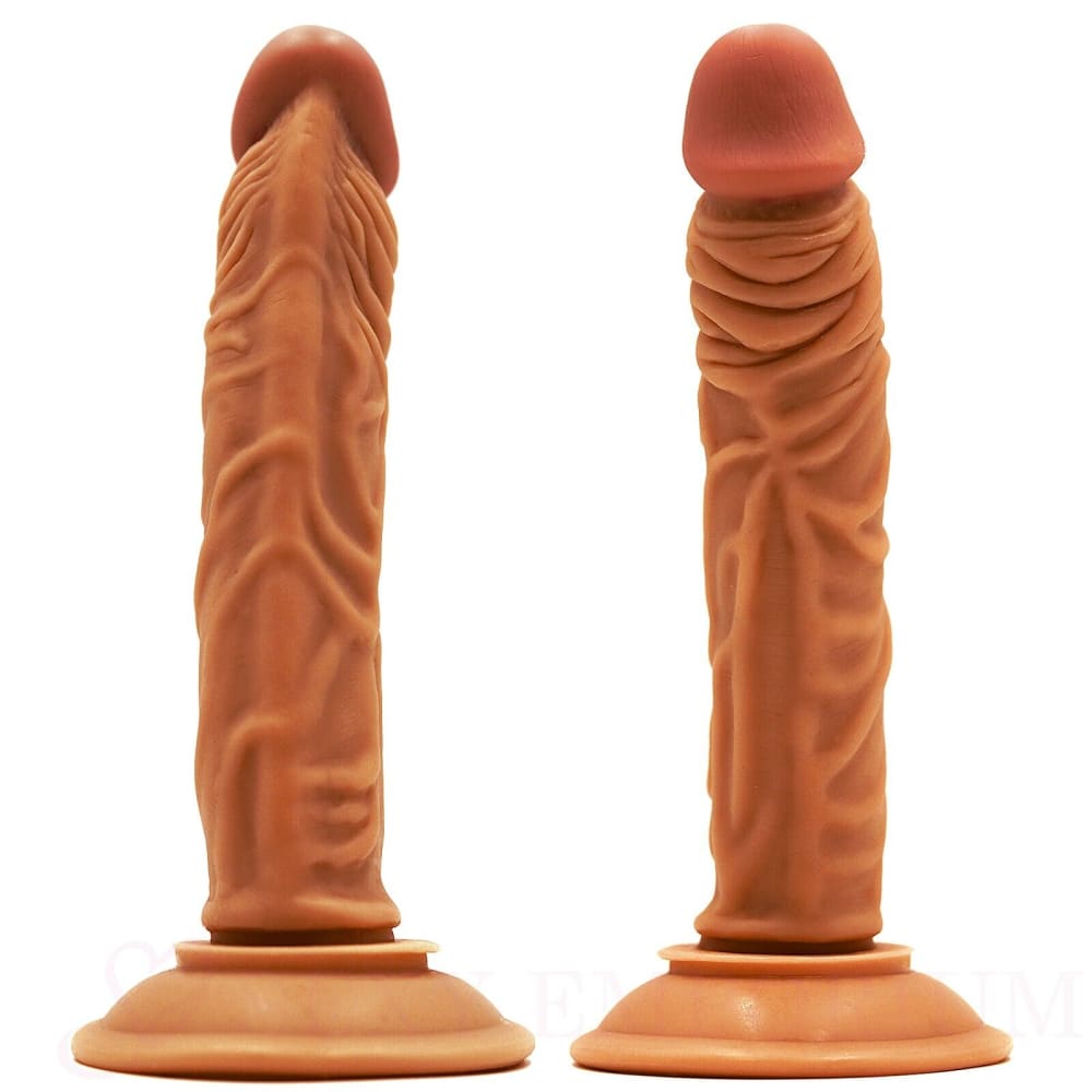 Primed Anal Dildo Brown - Medium / Tan Skin - Sex Toys