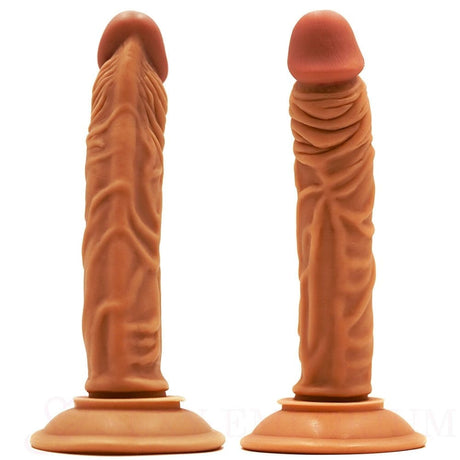 4pc Strap on Dildo Set for Couples 12.5’’ 8.2’’ 5.6’’ Dildos Brown - Save 25% - Sale