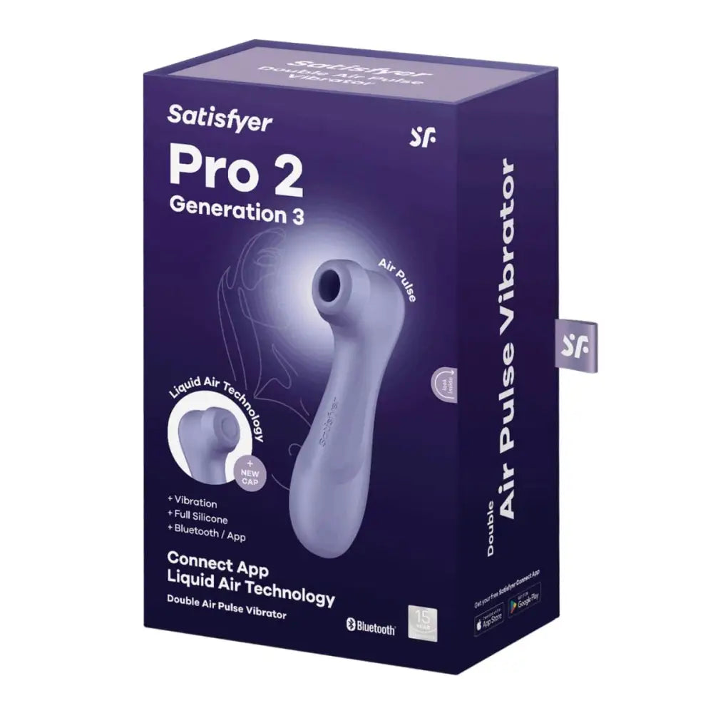 Pro 2 Generation 3 with Liquid Air Technology Vibration and Bluetooth/app Lilac - Save 30% - with - Vibrator United Kingdom Stoke-on-trent