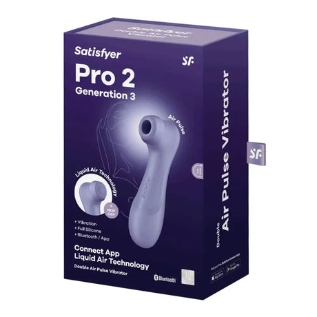 Pro 2 Generation 3 with Liquid Air Technology Vibration and Bluetooth/app Lilac - Save 30% - with - Vibrator United Kingdom Stoke-on-trent