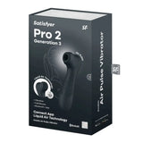 Pro 2 Generation 3with Liquid Air Technology Vibration and Bluetooth/app Black - Sex Toys - Save 25% - Vibrator United Kingdom