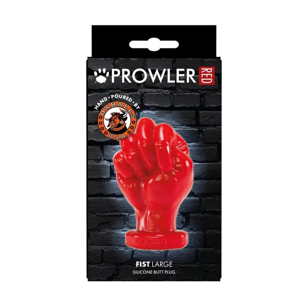Prowler Red by Oxballs Fist Large Butt Plug Red - Sex Toys - Save 30% - by - Fast Shipping - Sale United Kingdom Stoke-on-trent