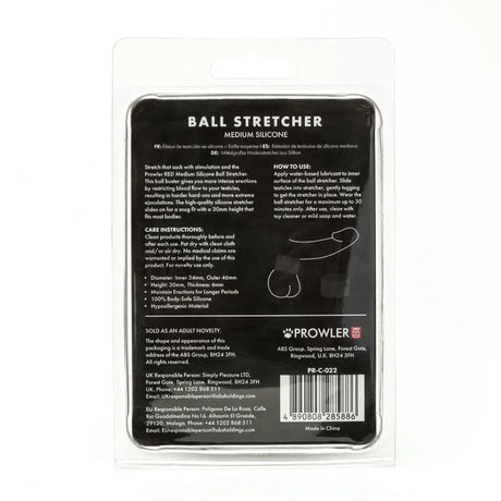 Prowler Red Medium Silicone Ball Stretcher - Save 25% - Fast Shipping - Sale United Kingdom Stoke-on-trent
